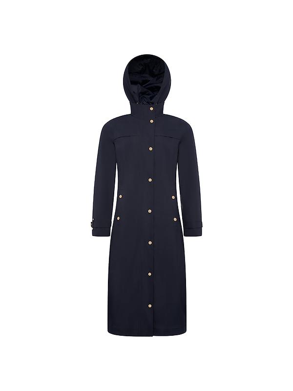 Holland Cooper Women's Folgate Rain Coat - Ink Navy Image 1