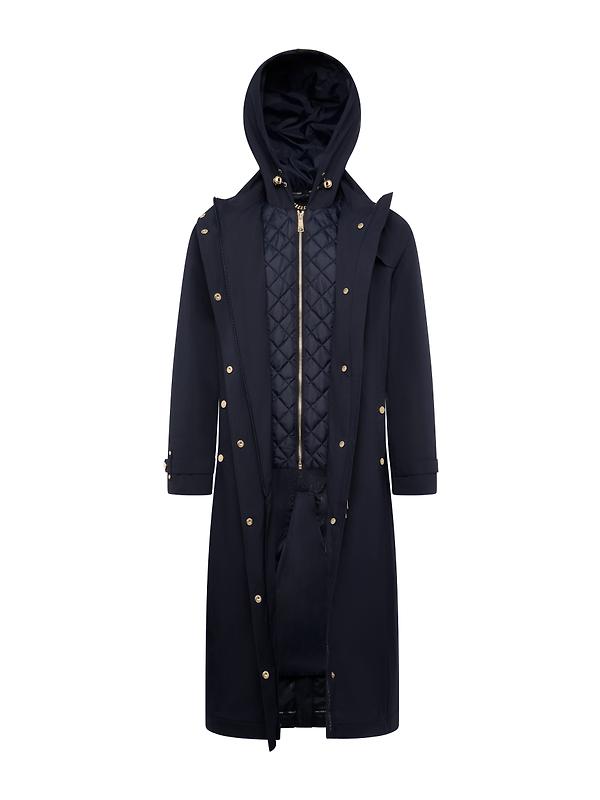 Holland Cooper Women's Folgate Rain Coat - Ink Navy Image 7