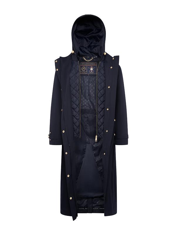 Holland Cooper Women's Folgate Rain Coat - Ink Navy Image 8