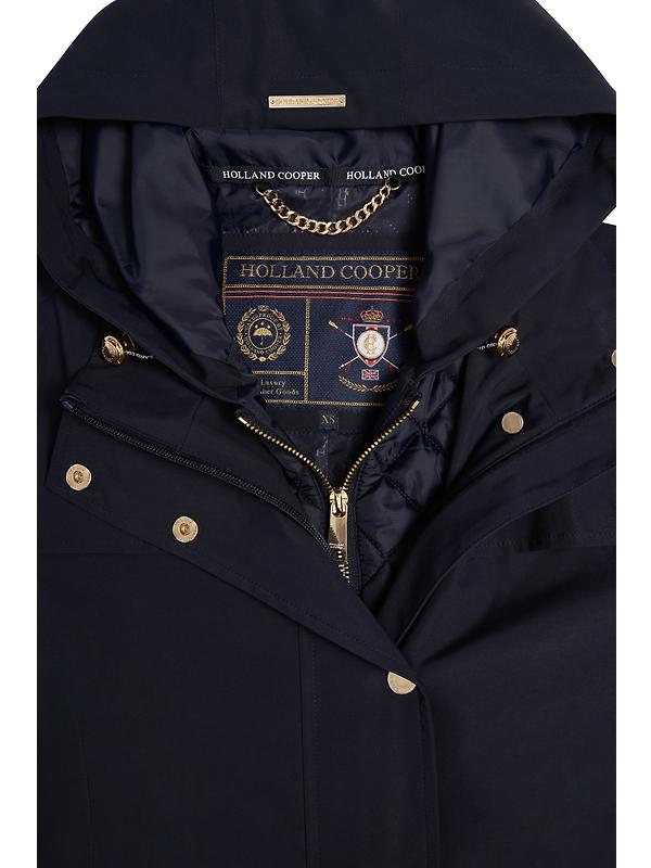 Holland Cooper Women's Folgate Rain Coat - Ink Navy Image 11