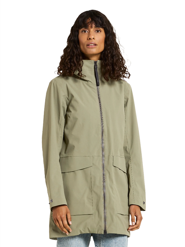 Didriksons Women's Folka Parka - Dusty Olive Image 3