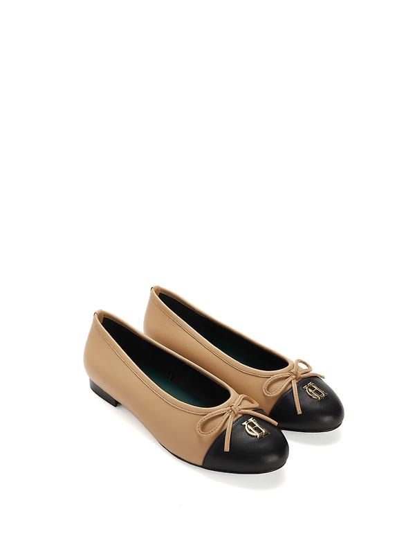 Holland Cooper Women's Ballet Shoes - Nude Black Image 5