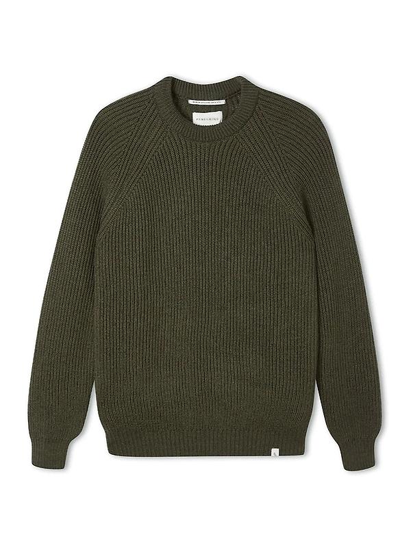 Peregrine Men's Ford Crew Jumper - Olive Image 1
