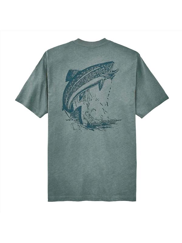 Filson Men's Frontier Graphic T-Shirt - Balsam Green Image 2