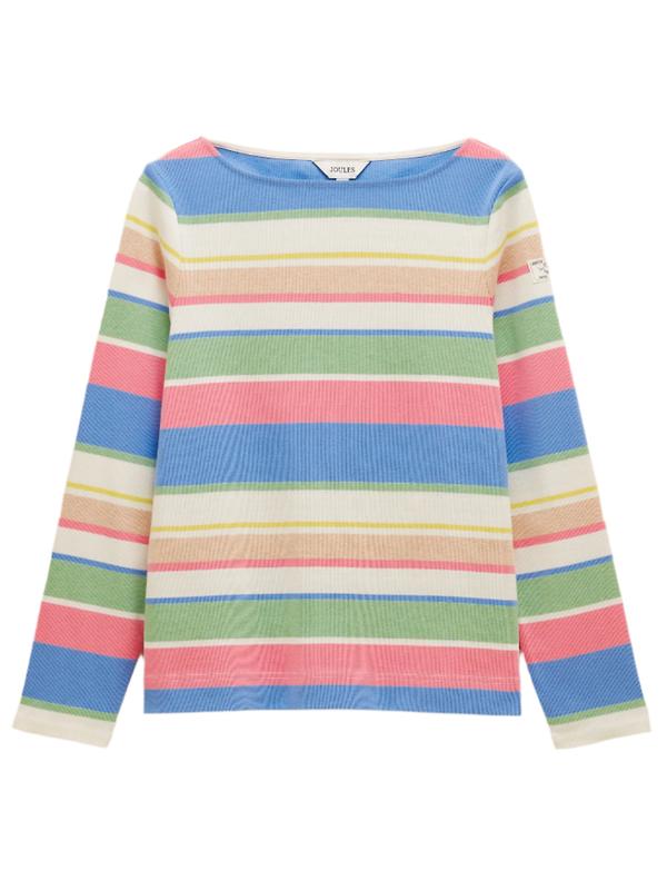 Product image of Joules Women's Harbour Long Sleeve Top - Multi Stripe