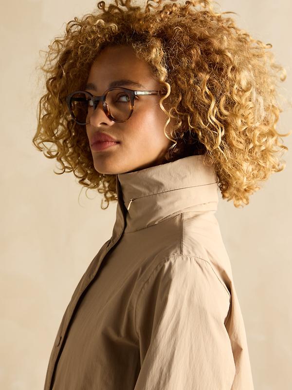 Joules Women's Hensley Waterproof Longline Coat - Tan Brown Image 4