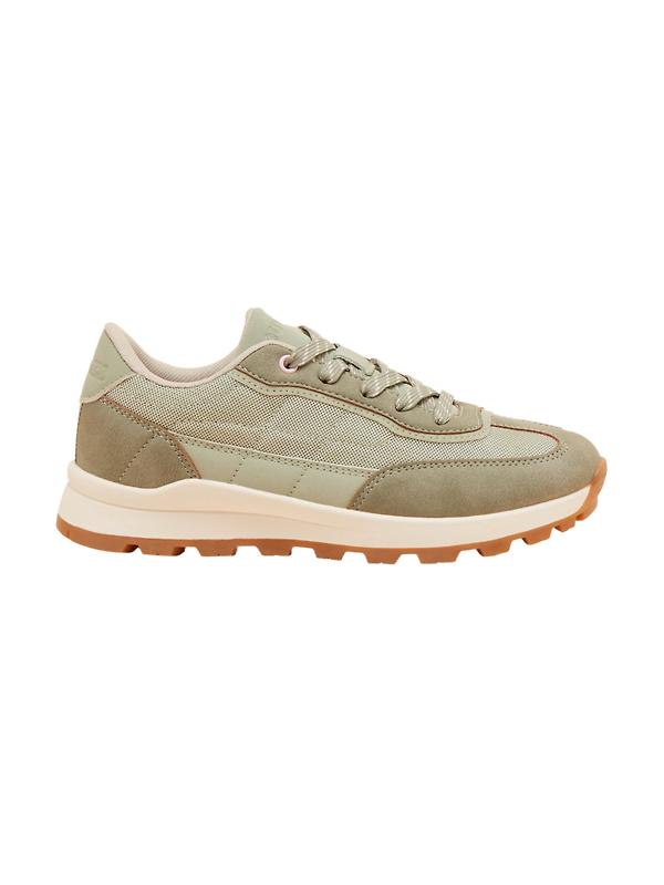 Joules Women's Parkfield Trainers - Khaki Green Product Image