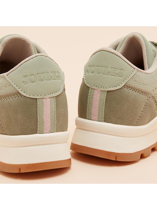 Joules Women's Parkfield Trainers - Khaki Green Image 4
