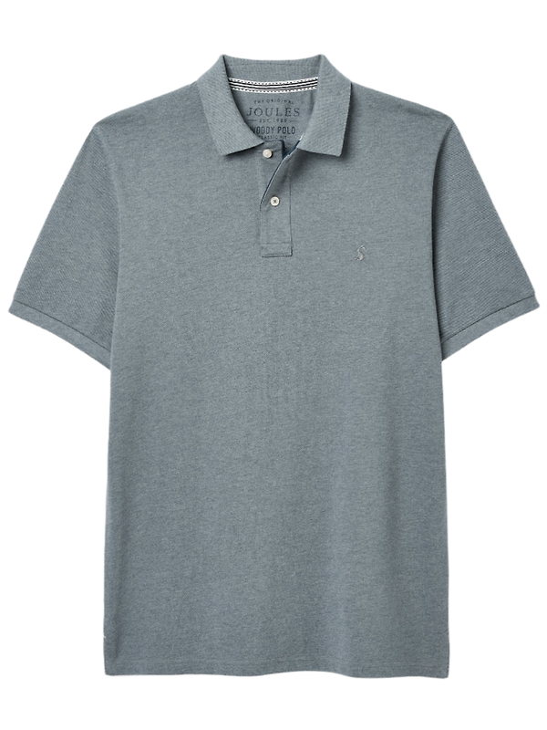 Product image of Joules Men's Woody Regular Fit Cotton Pique Polo Shirt - Grey