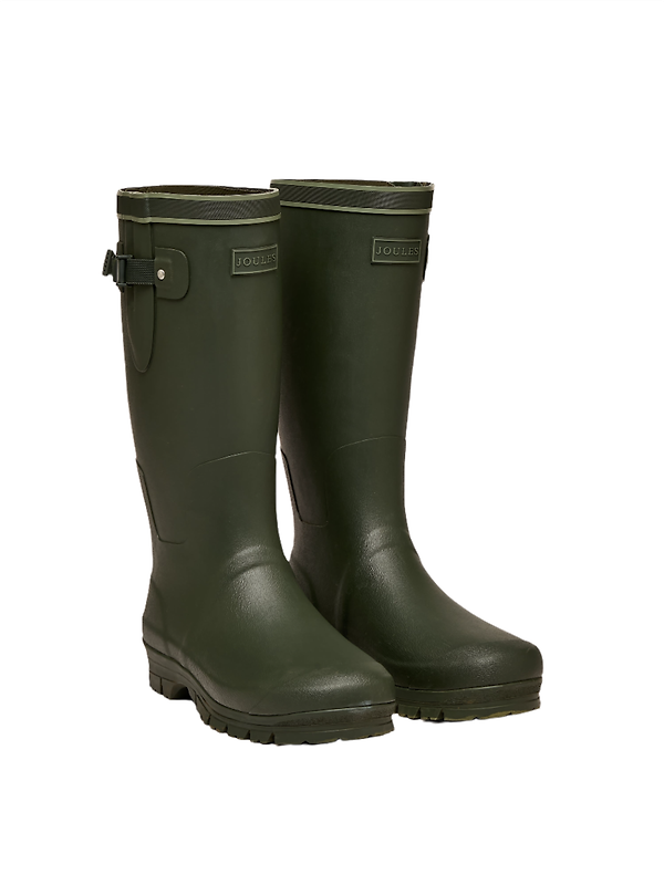 Joules Men's Eckland Adjustable Neoprene Tall Wellies - Green Image 2