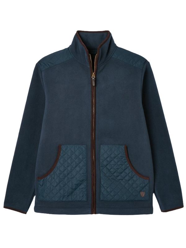 Joules Men's Greenfield Full Zip Fleece Jacket - Navy Product Image