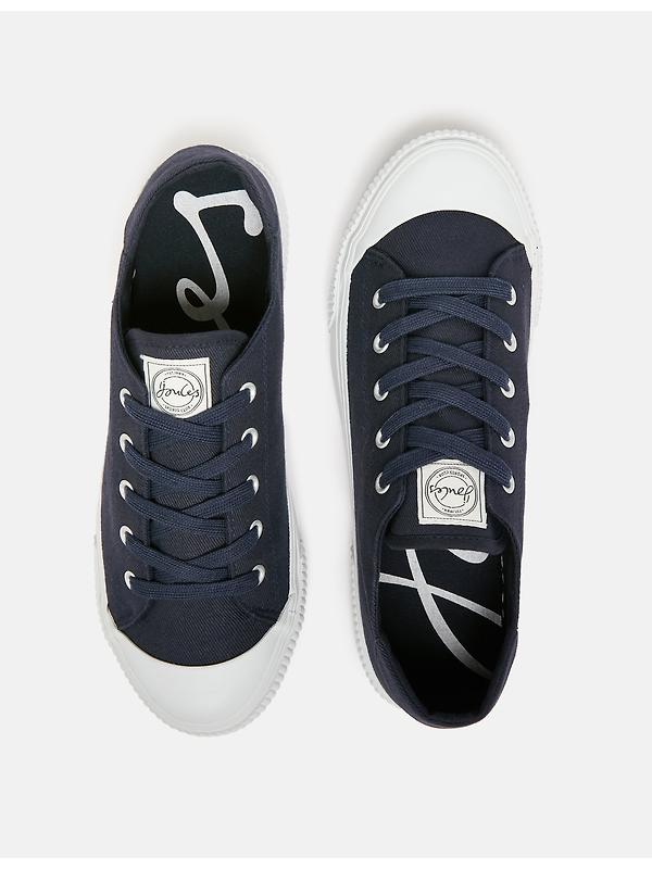 Joules Women's Coast Canvas Pumps - Navy Image 5