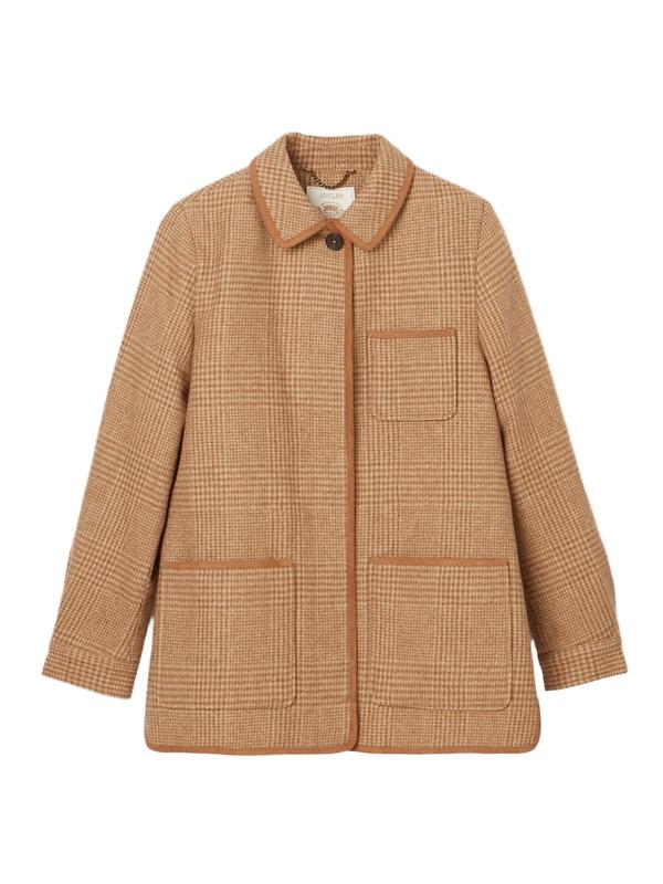 Joules Women's Launton Tweed Jacket - Derwent Check Product Image