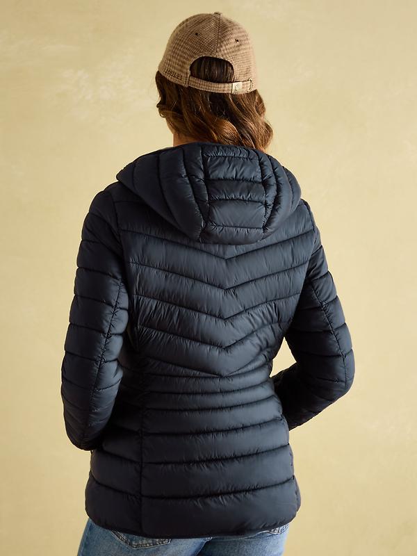 Joules Women's Kenley Showerproof Padded Coat - Navy Image 7