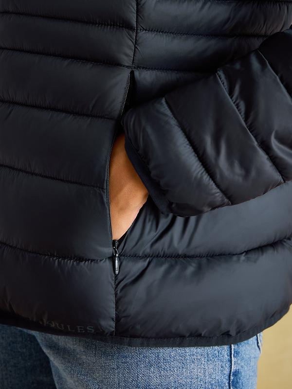 Joules Women's Kenley Showerproof Padded Coat - Navy Image 10