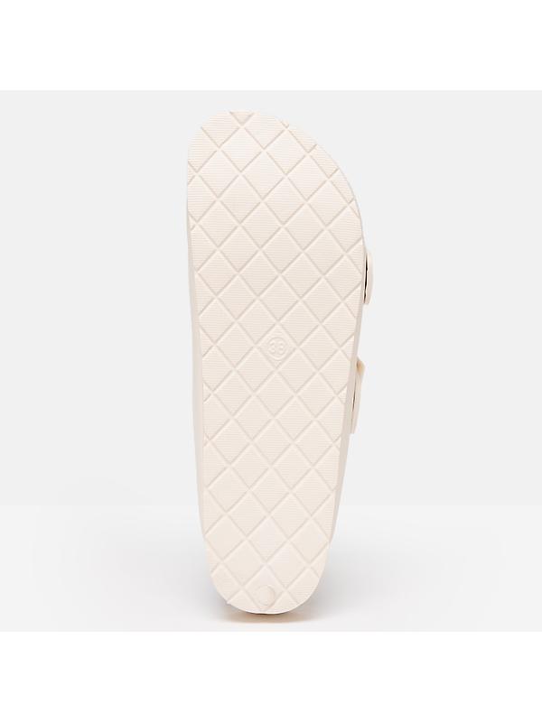 Joules Women's Sunseeker Rubber Sliders - White Image 5