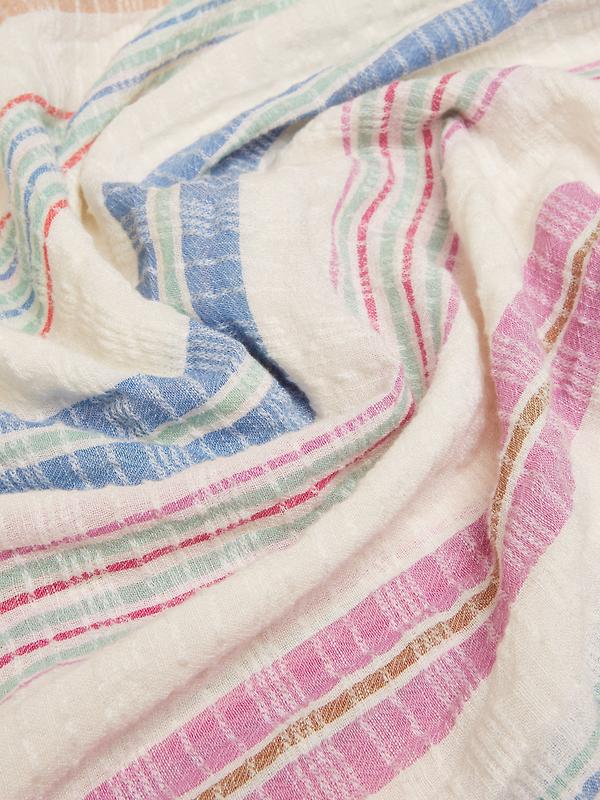 Joules Women's Orla Scarf - Multi Stripe Image 3