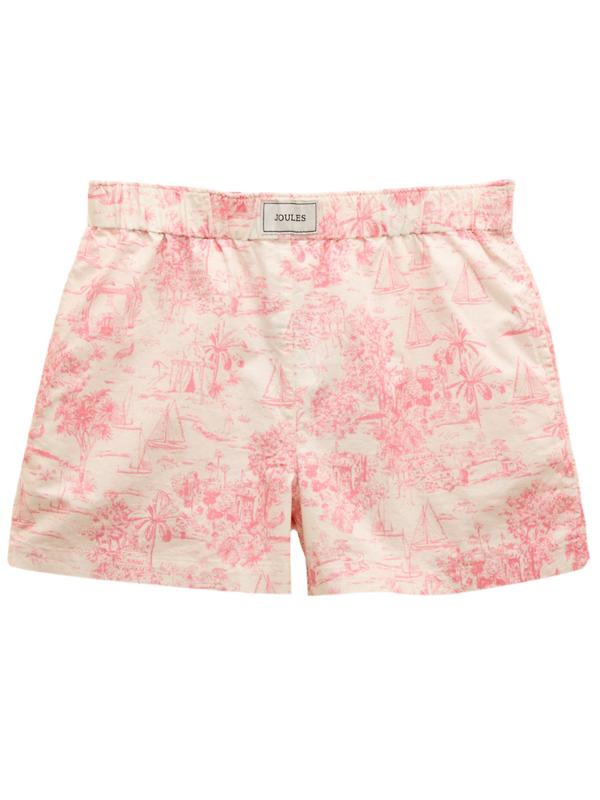 Product image of Joules Women's Amara Shorts - Pink Toile