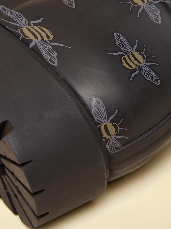 Joules Women's Wistow Adjustable Wellies - Black Bee Image 6