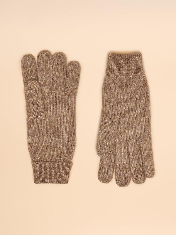 Joules Women's Rosa Knitted Gloves - Oatmeal Image 2