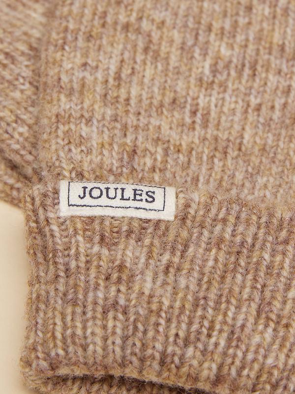 Joules Women's Rosa Knitted Gloves - Oatmeal Image 3