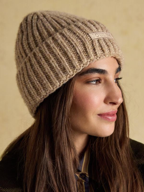 Joules Women's Rosa Beanie Hat - Oatmeal Image 2