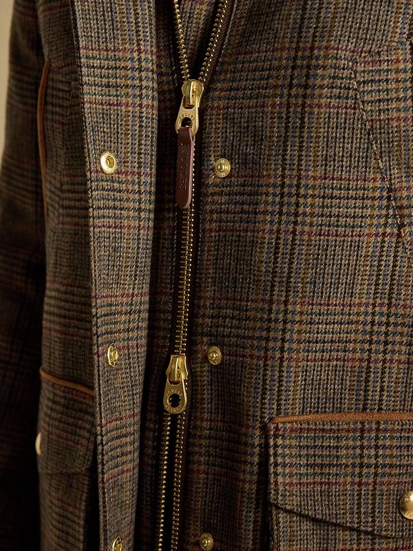 Joules Women's Contemporary Fieldcoat Tweed Jacket - Brown Check Image 9