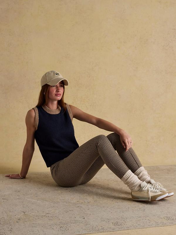 Joules Women's Holly Knitted Vest - Navy & Camel Image 7