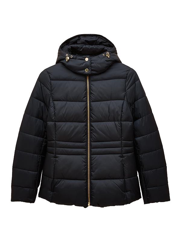 Joules Women's Hadlow Short Showerproof Padded Coat - Navy Image 1