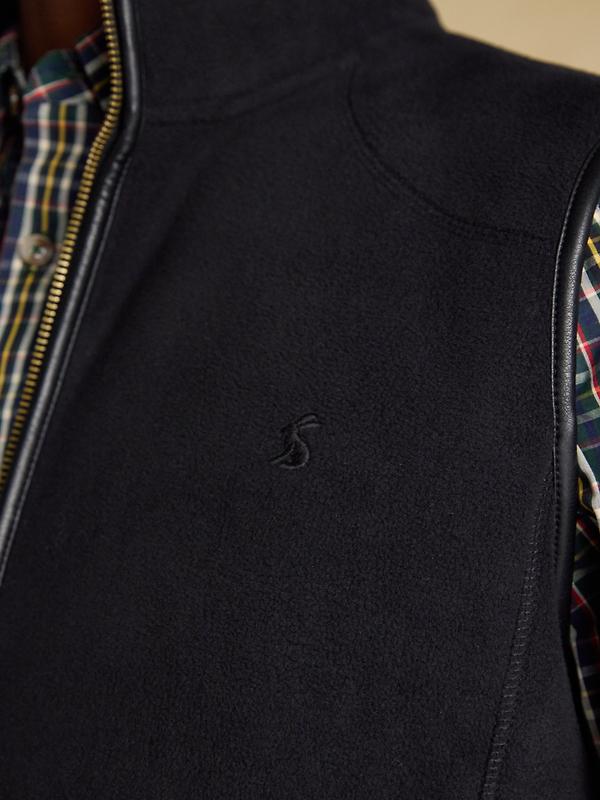 Joules Men's Heritage Fleece Gilet - Black Image 7