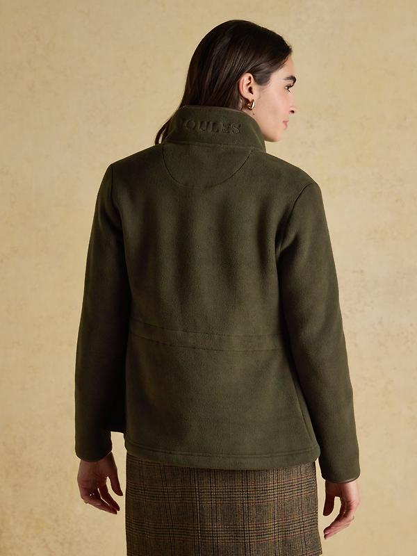 Joules Women's Heritage Full Zip Fleece - Green Image 3
