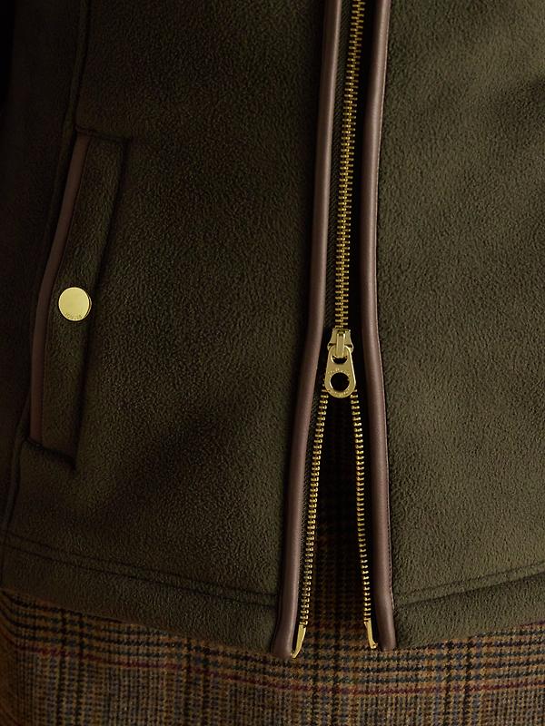 Joules Women's Heritage Full Zip Fleece - Green Image 9