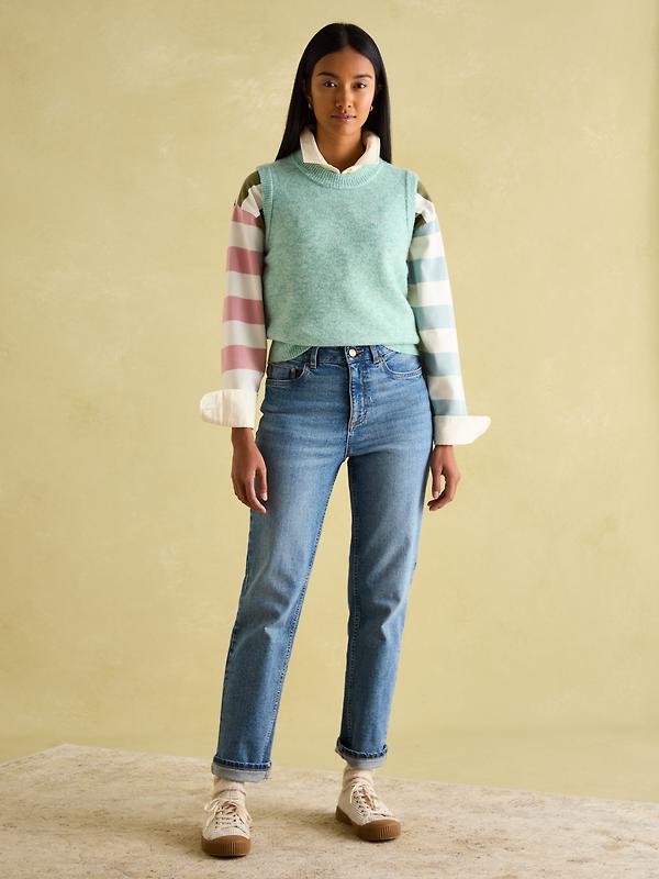 Joules Women's Holly Knitted Vest - Green Image 6