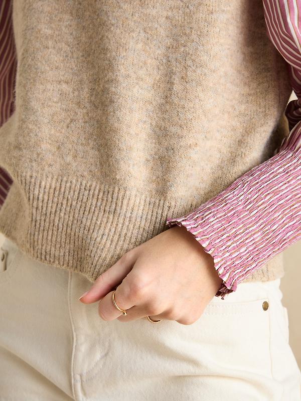 Joules Women's Holly Knitted Vest - Camel Image 6