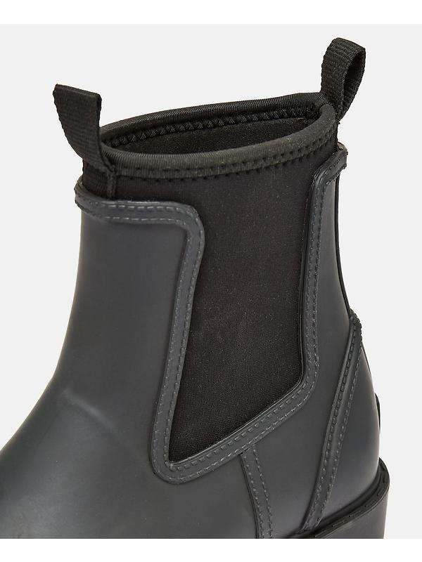 Joules Women's Oakfield Short Neoprene-Lined Wellies - Black Image 4