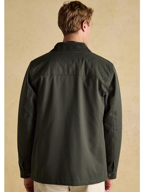 Joules Men's Farleigh Waterproof Midweight Country Coat - Green Image 3