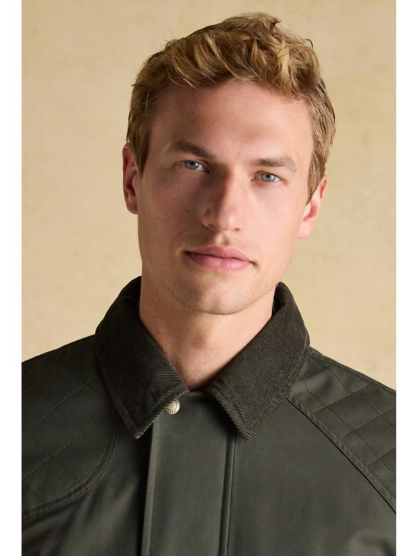 Joules Men's Farleigh Waterproof Midweight Country Coat - Green Image 6