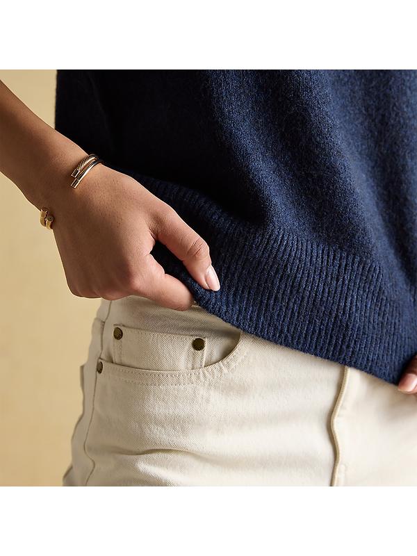 Joules Women's Holly Knitted Crew Neck Vest - Navy Image 6