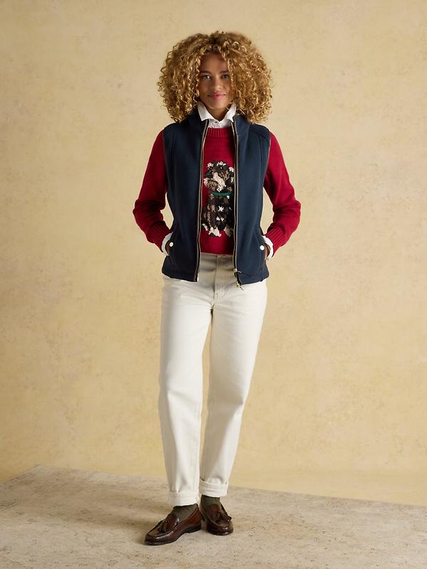 Joules Women's Heritage Fleece Gilet - Navy Image 4