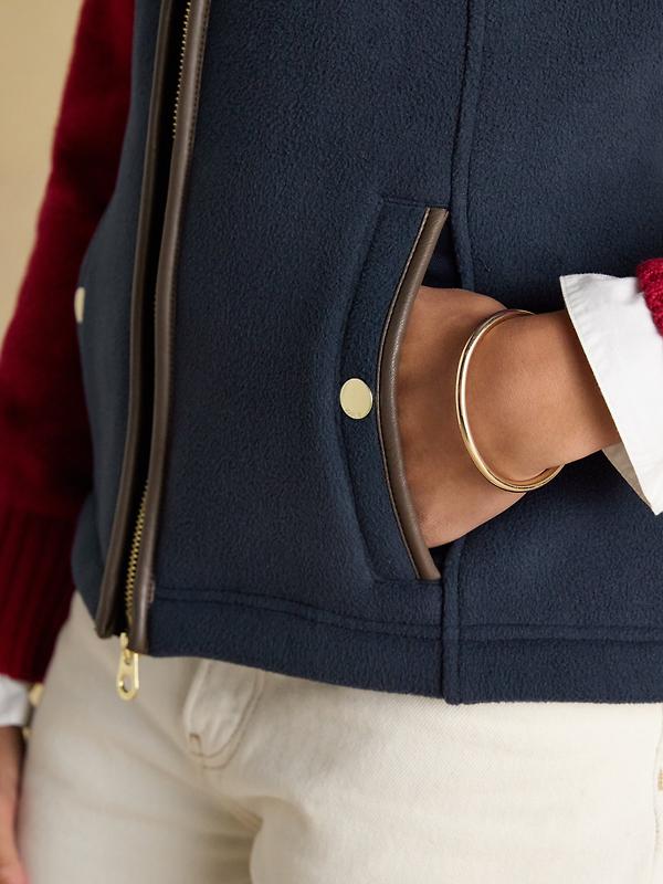 Joules Women's Heritage Fleece Gilet - Navy Image 5