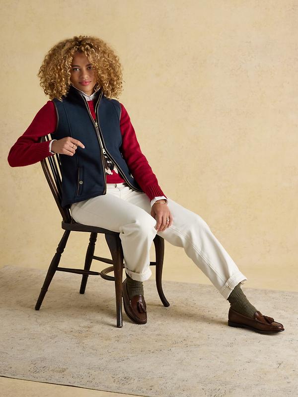 Joules Women's Heritage Fleece Gilet - Navy Image 12