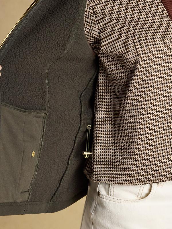 Joules Women's Heritage Fleece Gilet - Khaki Image 10