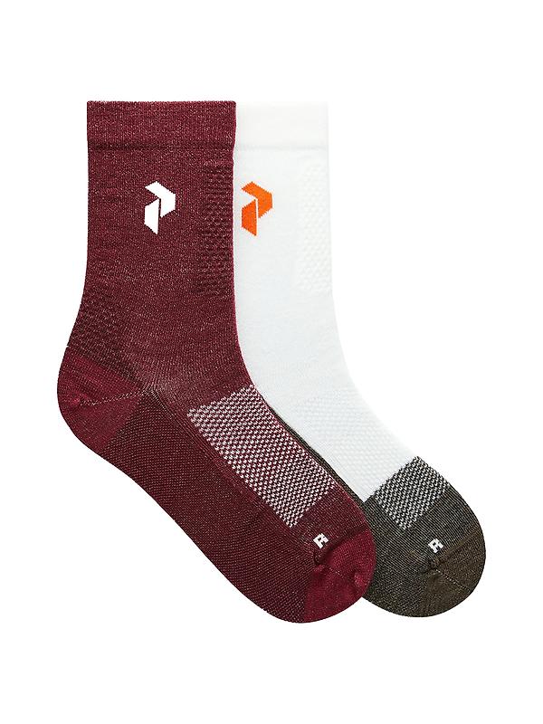 Peak Performance Hiking Socks 2-Pack - Offwhite/Vertical Zenith Product Image