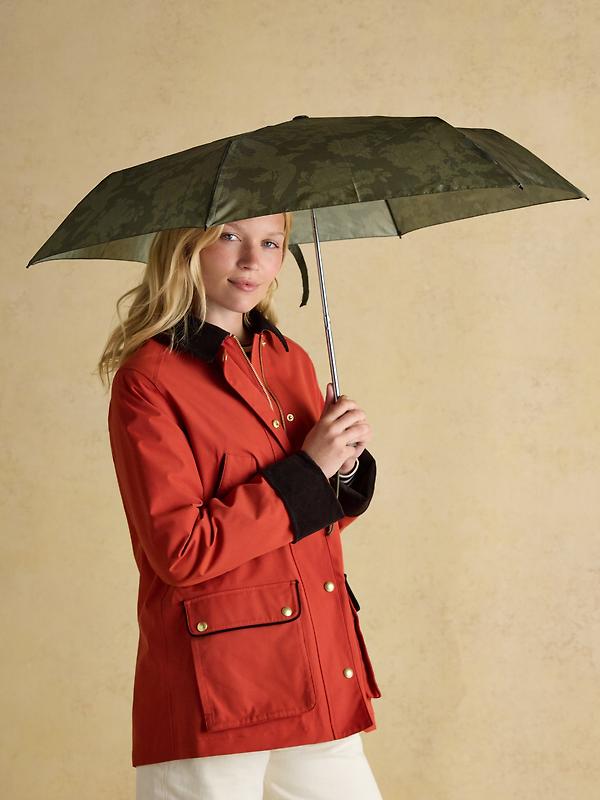 Joules Rayne Floral Printed Umbrella - Green Image 2