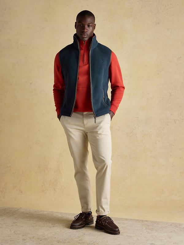 Joules Men's Heritage Fleece Gilet - Navy Image 6