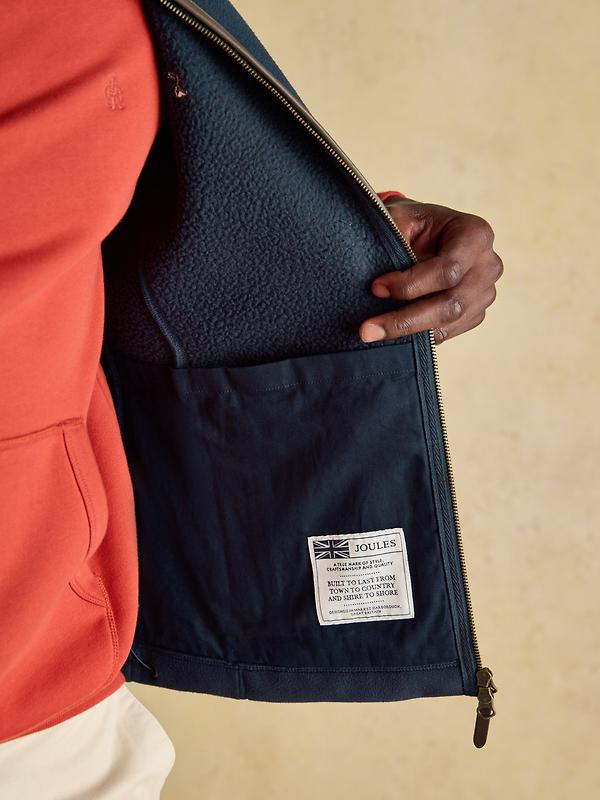 Joules Men's Heritage Fleece Gilet - Navy Image 9