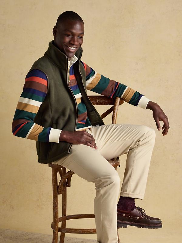 Joules Men's Heritage Fleece Gilet - Green Image 8