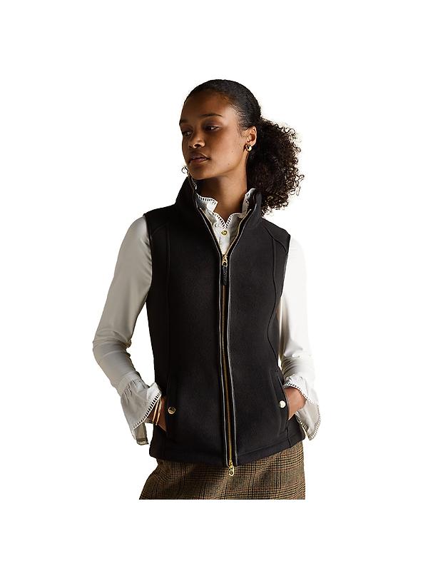 Joules Women's Heritage Fleece Gilet - Black Image 1