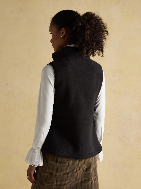 Joules Women's Heritage Fleece Gilet - Black Image 2