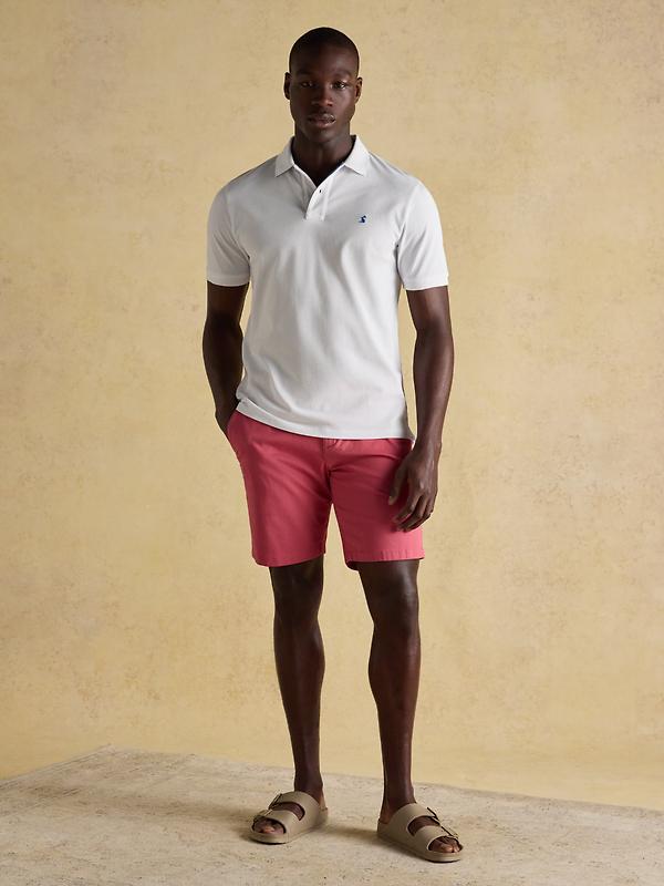 Joules Men's Woody Cotton Pique Polo Shirt - White Image 4